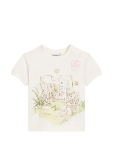 Dolce & Gabbana Kids playera de jersey