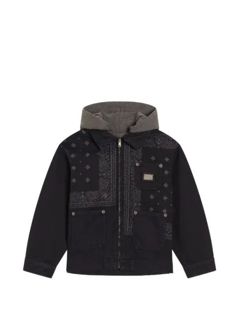 Dolce & Gabbana Kids canvas jacket