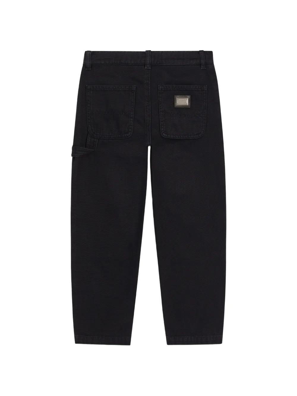 Dolce & Gabbana Kids Canvas broek Zwart