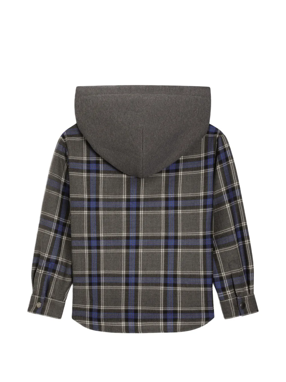 Dolce & Gabbana Kids Shirt met tartan-ruit Grijs