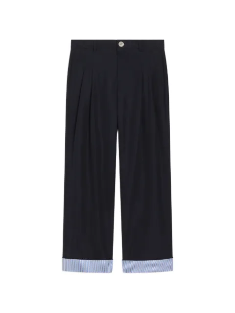 Dolce & Gabbana Kids cotton poplin trousers