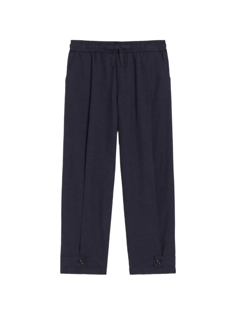 Dolce & Gabbana Kids melange flannel trousers - Blu