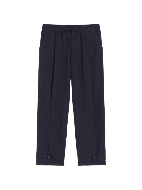 Dolce & Gabbana Kids Melierte Flanellhose