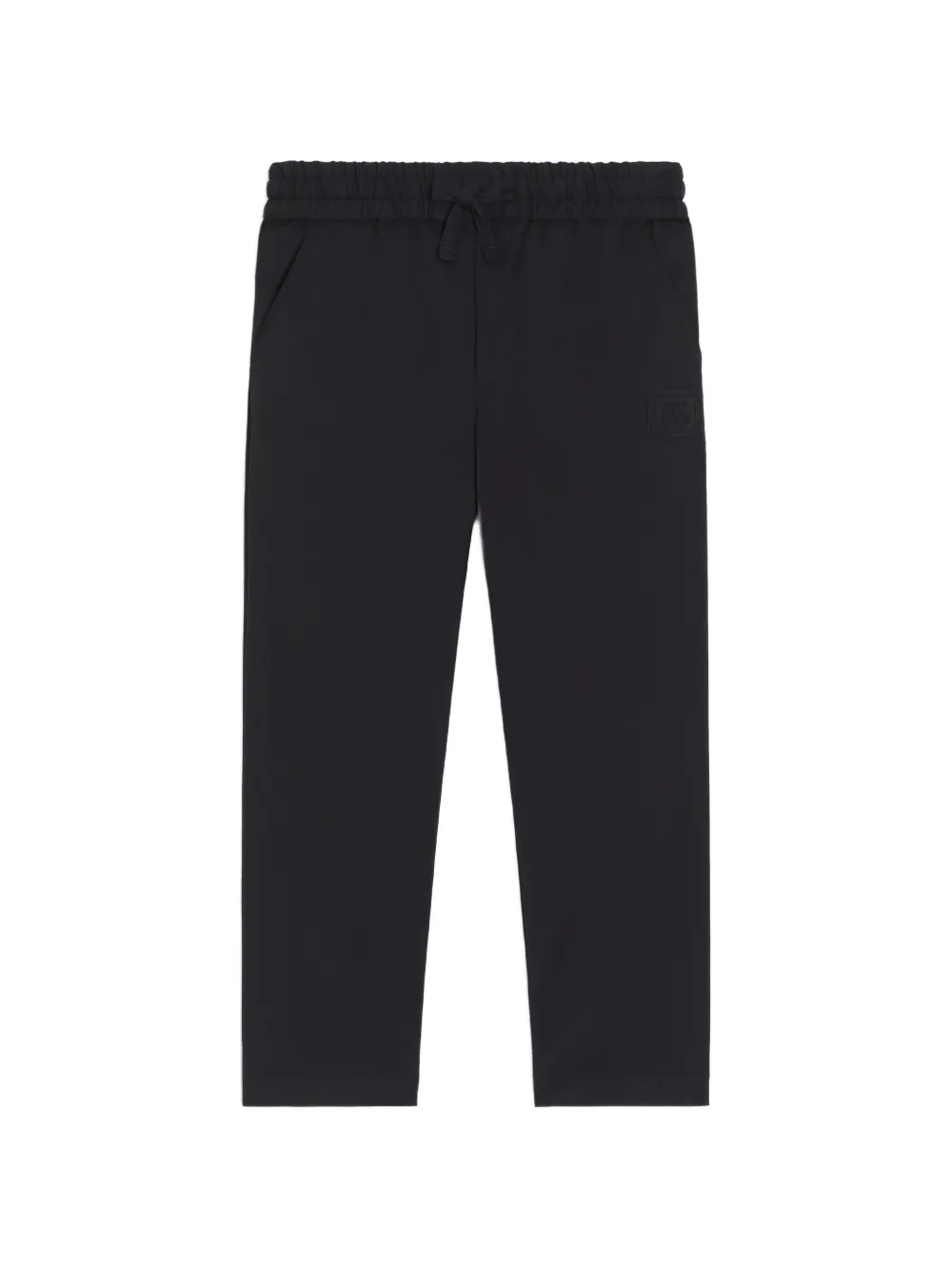 Dolce & Gabbana Kids Pantaloni Techno in gabardine - Blu