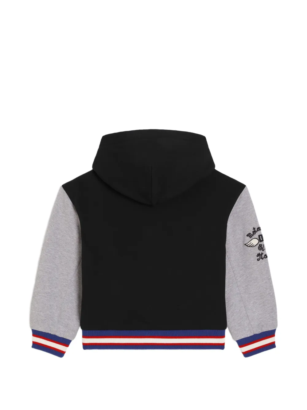 Dolce & Gabbana Kids Katoenen sweater met patch Zwart
