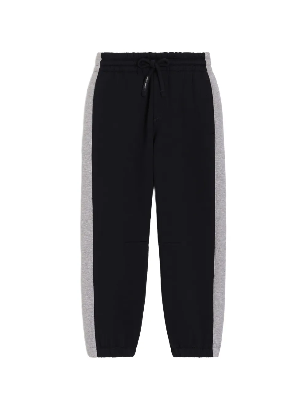 Dolce & Gabbana Kids Pantaloni in pile con logo - Blu