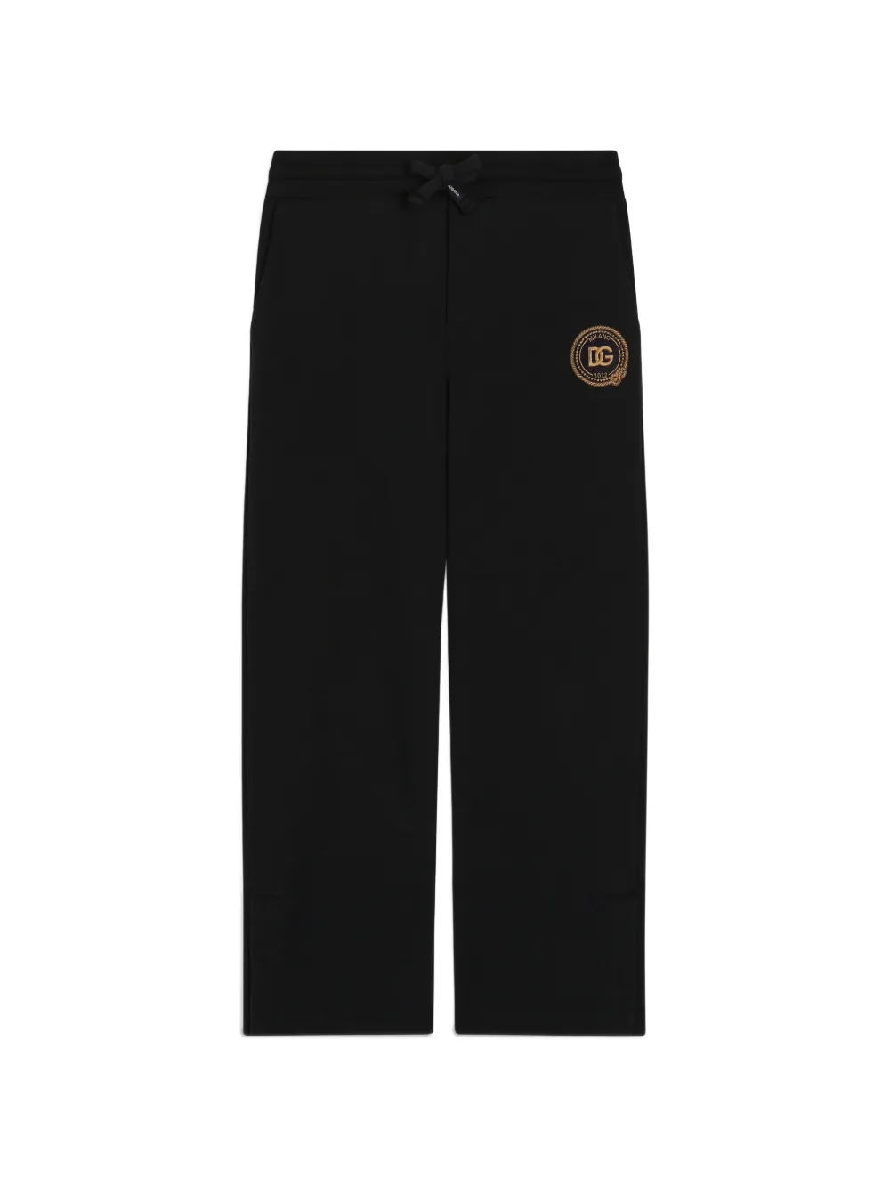 Dolce & Gabbana Kids Pantaloni in pile - Nero