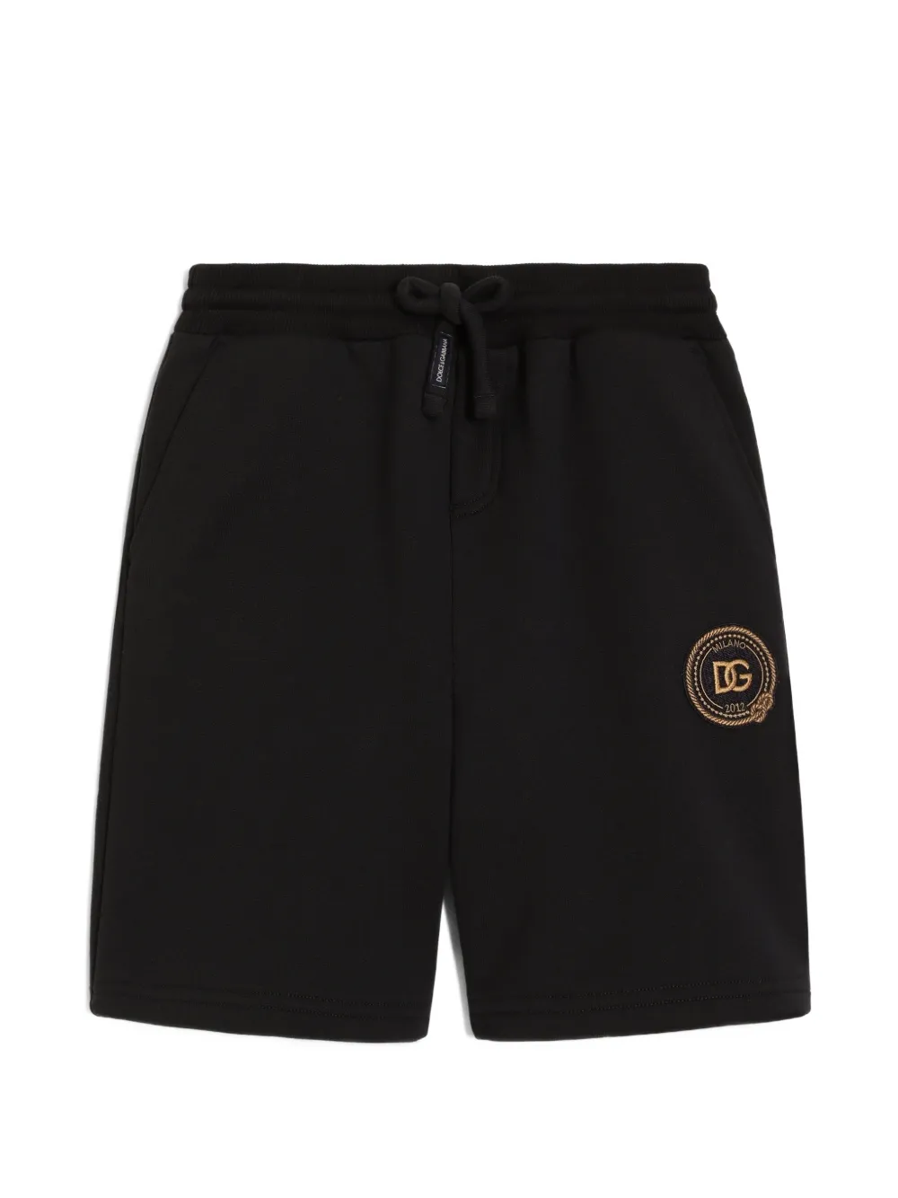 Dolce & Gabbana Kids fleece bermuda - Blu