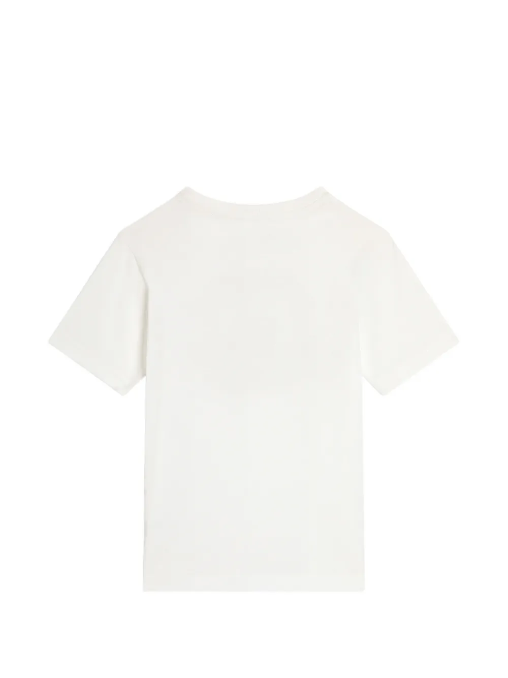Dolce & Gabbana Kids Jersey T-shirt met logo Wit