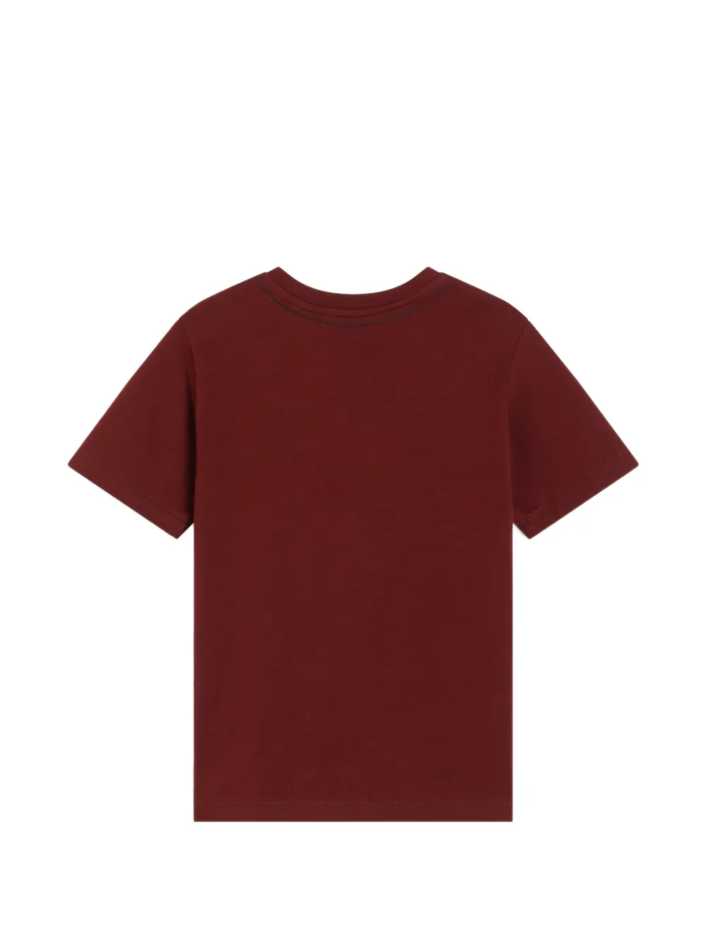 Dolce & Gabbana Kids Jersey T-shirt met logo Rood