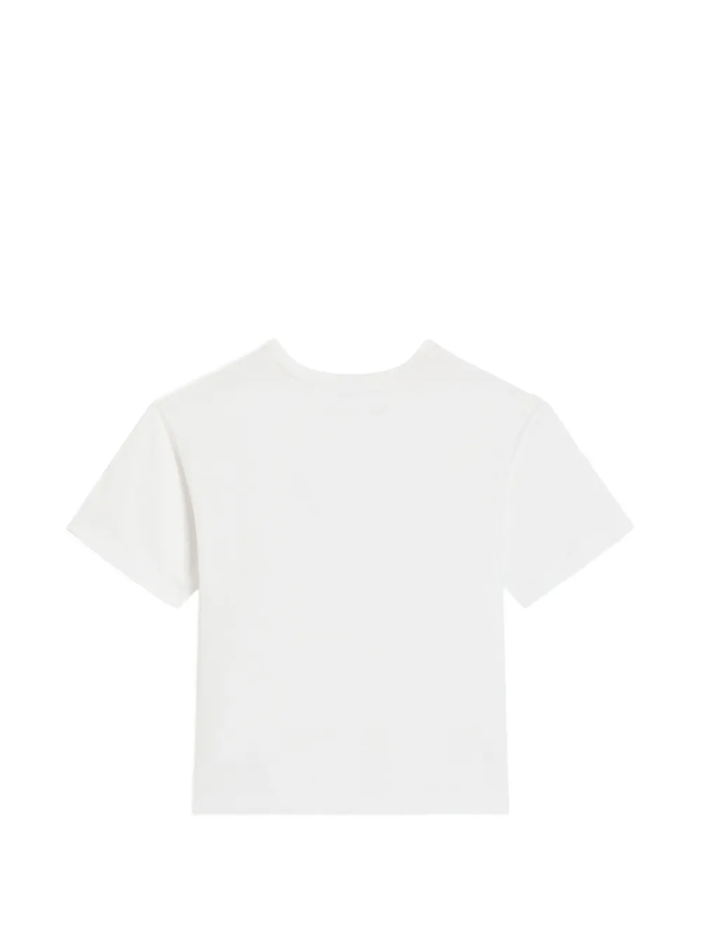 Dolce & Gabbana Kids Jersey T-shirt met logo Wit