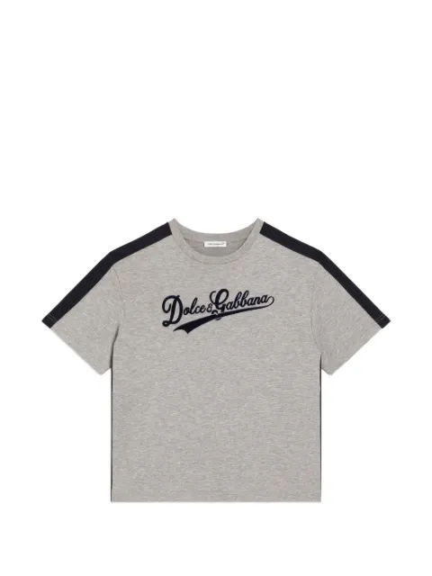 Dolce & Gabbana Kids jersey T-shirt with logo