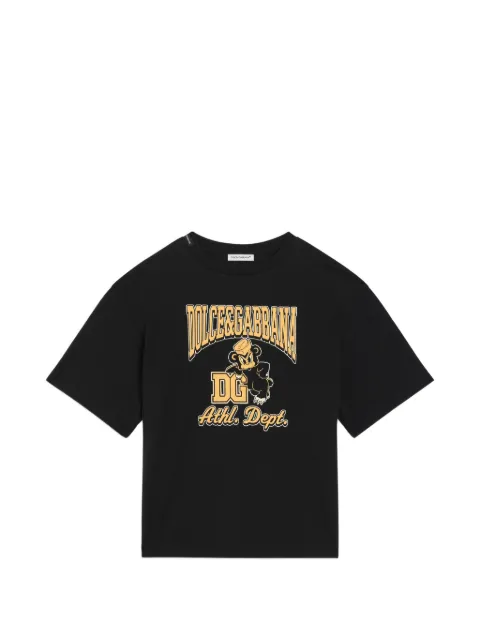 Dolce & Gabbana Kids T-shirt i bomuld med logo