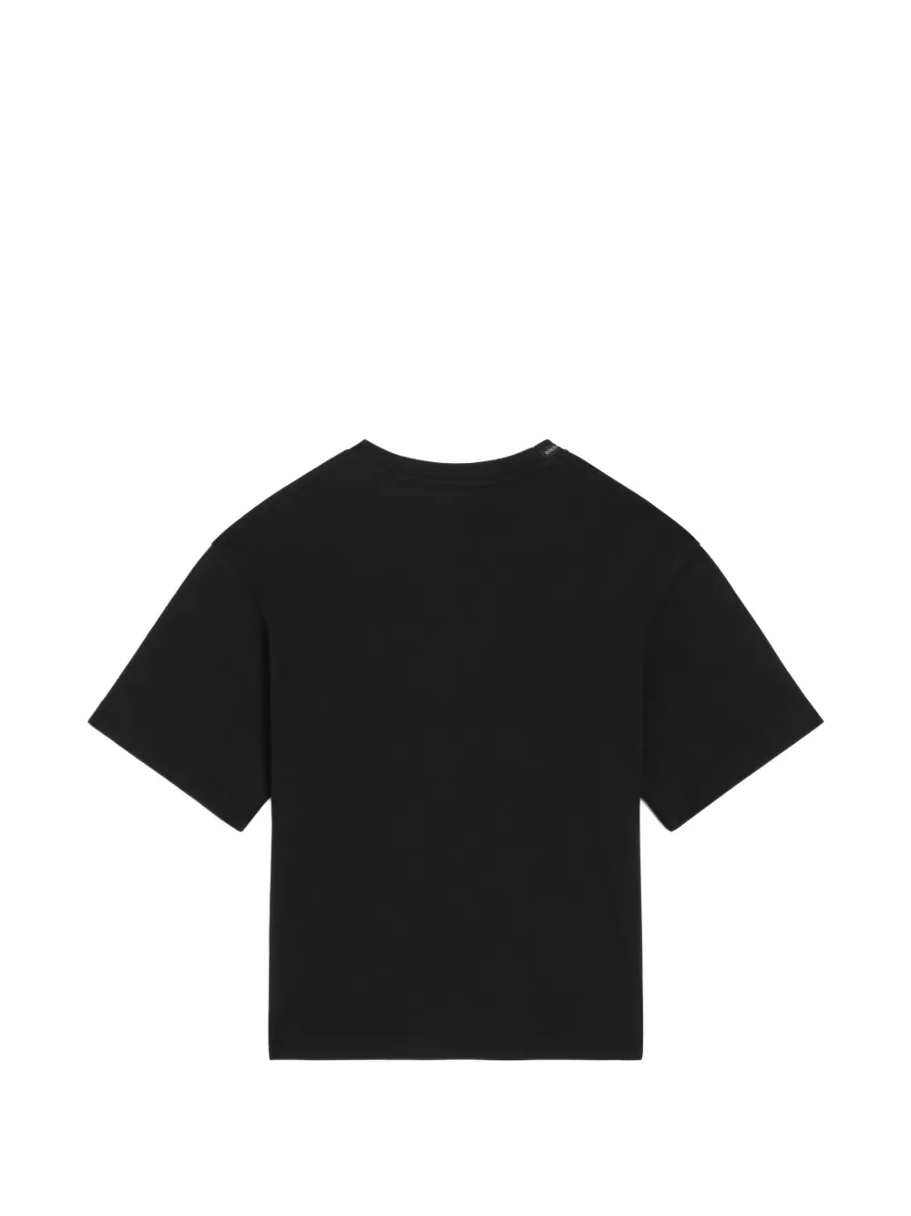 Dolce & Gabbana Kids katoenen T-shirt met logo Blauw