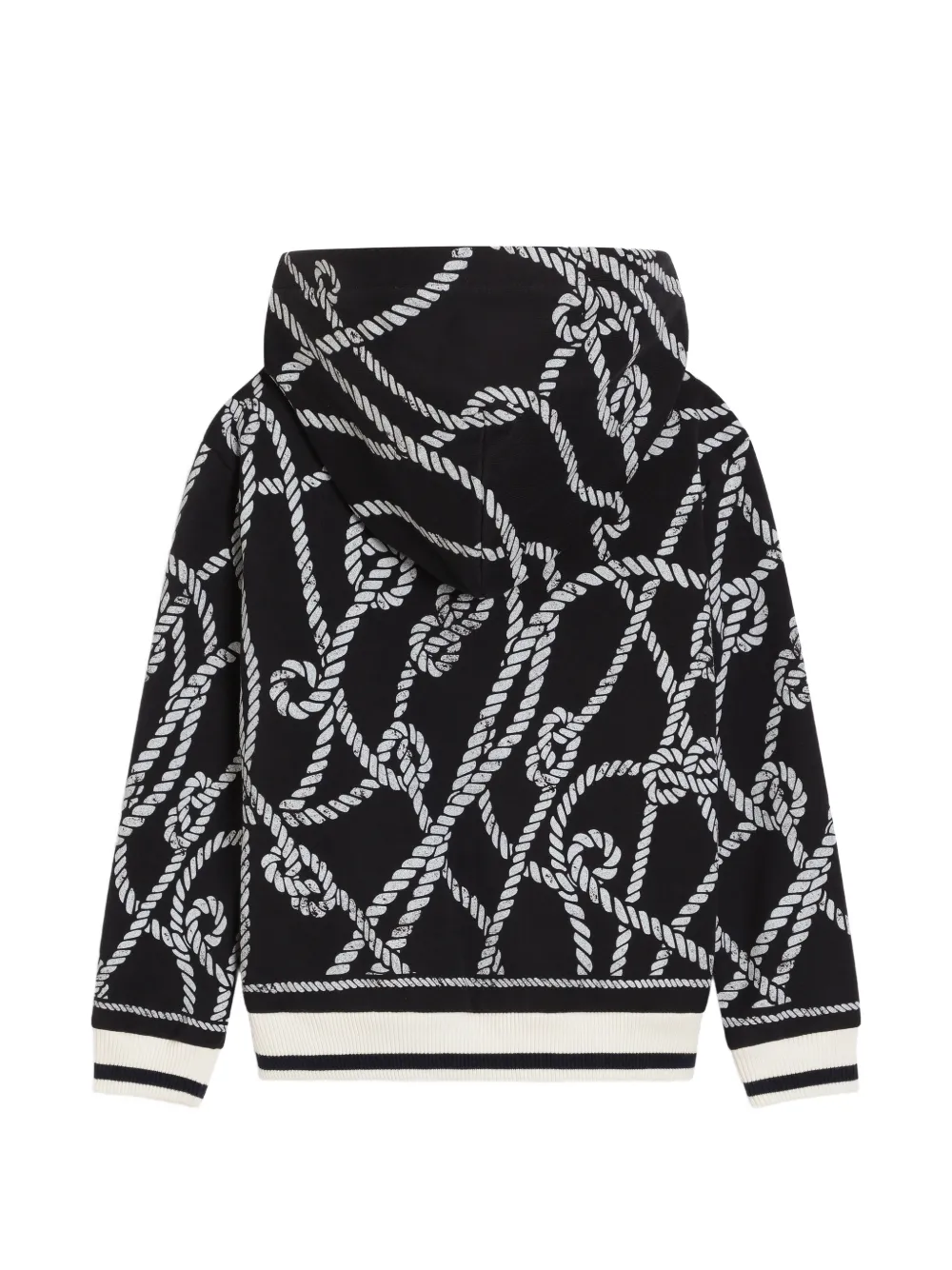 Dolce & Gabbana Kids katoenen sweatshirt met Marina-print Zwart