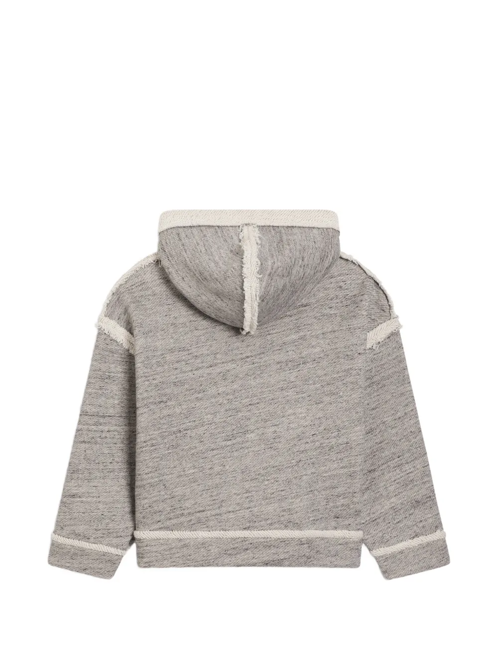 Dolce & Gabbana Kids Katoenen sweater met logo Grijs