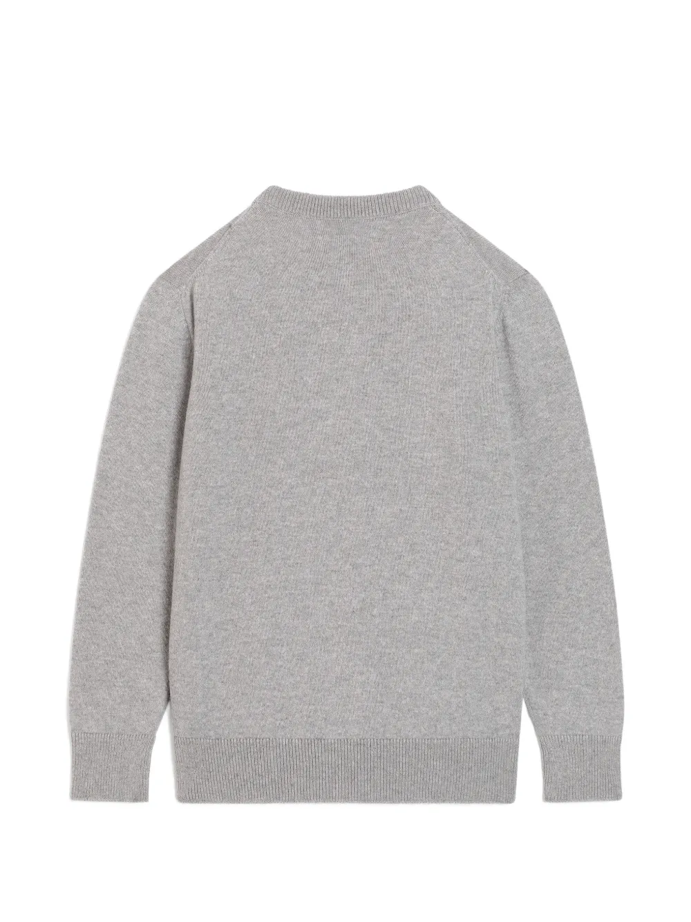 Dolce & Gabbana Kids Wollen pullover met logo Grijs