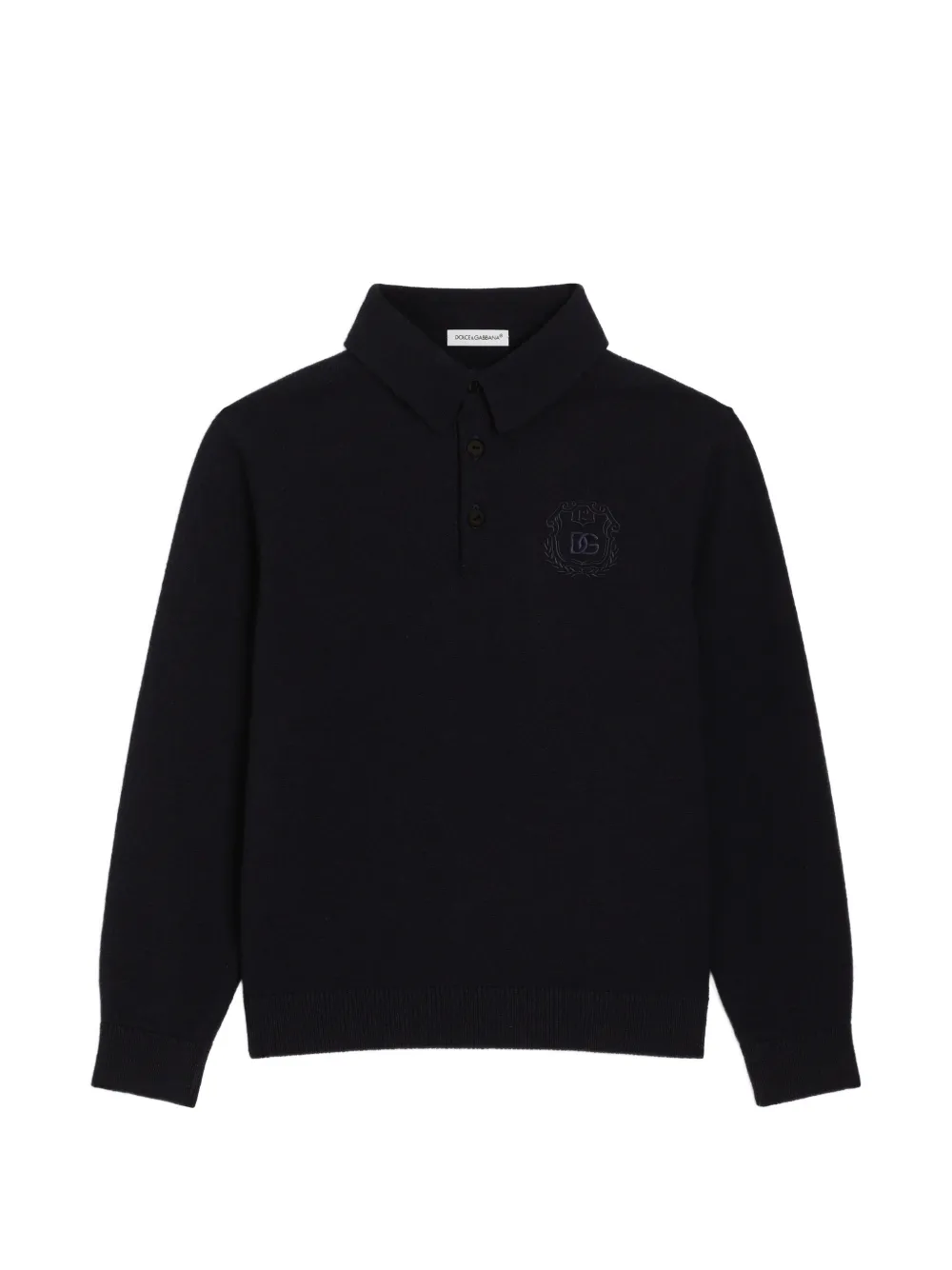 Dolce & Gabbana Kids Pullover aus Wolle - Blau