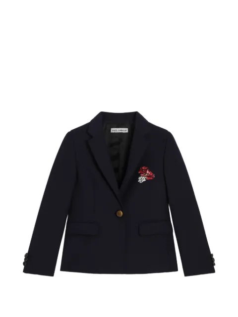 Dolce & Gabbana Kids chamarra con botones