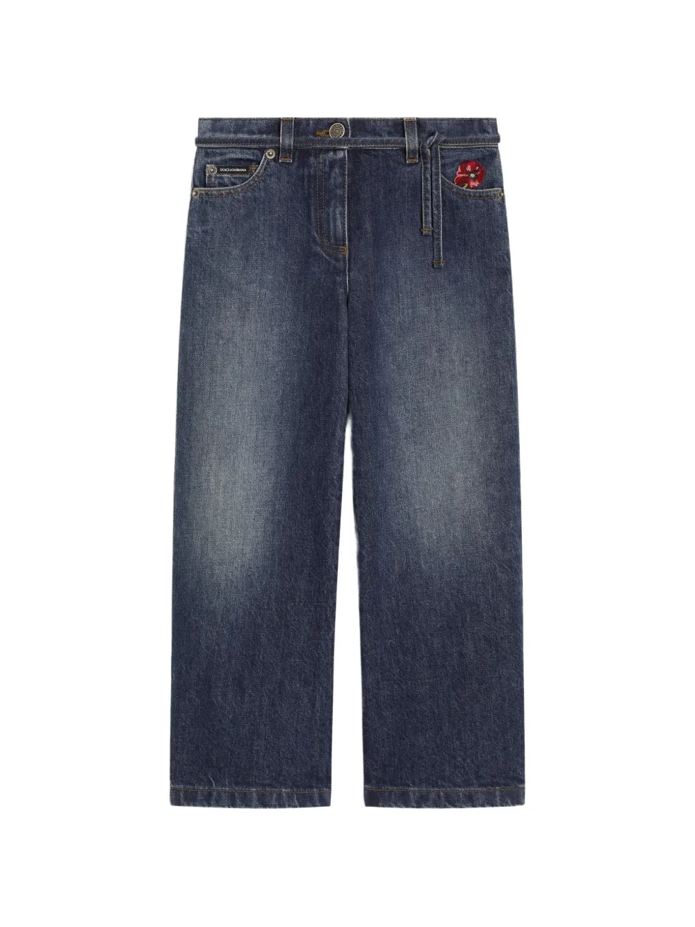 Dolce & Gabbana Kids Pantaloni denim - Blu