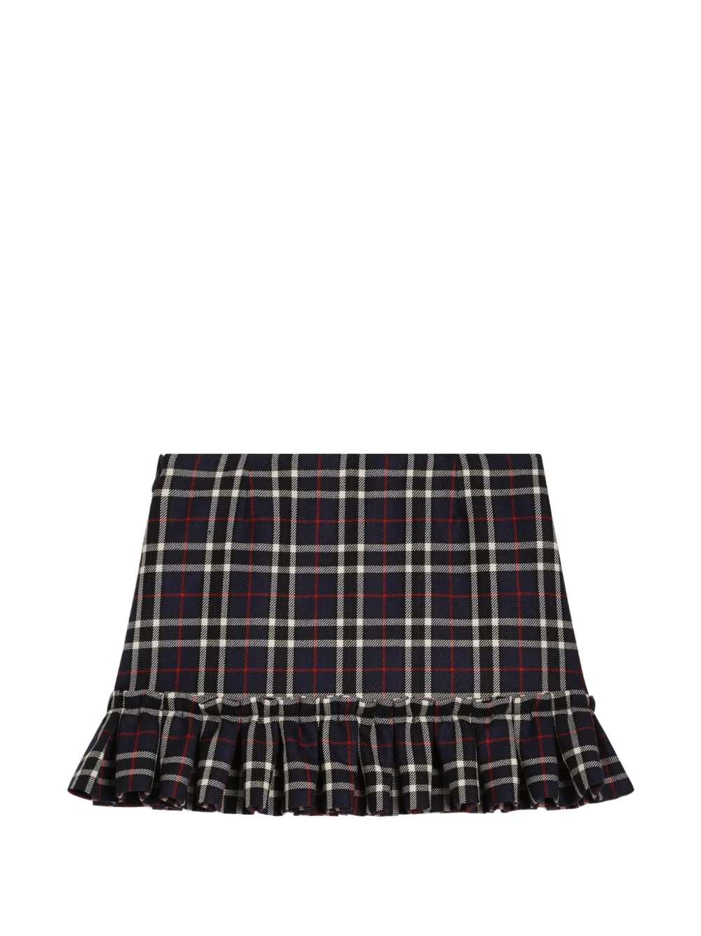 Dolce & Gabbana Kids Rok met tartan ruit Blauw