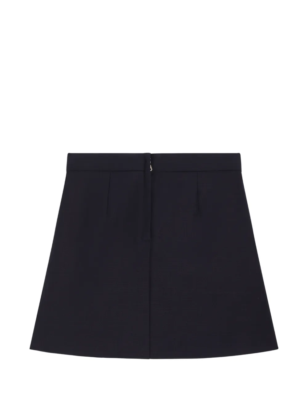 Dolce & Gabbana Kids Wollen crêpe rok Blauw