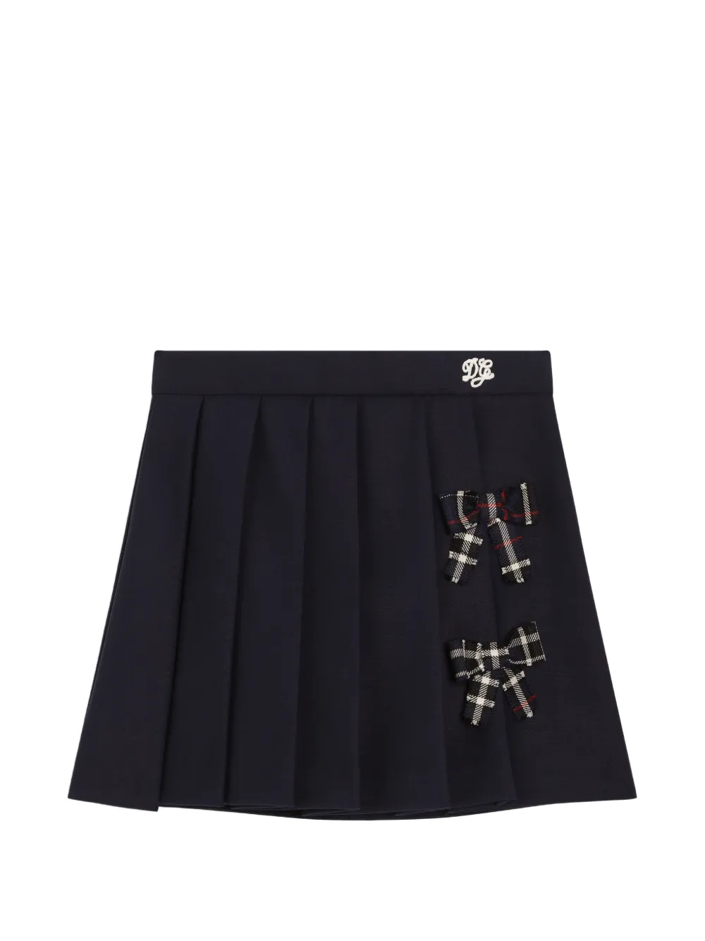 Dolce & Gabbana Kids Rock aus Wollkrepp - Blau