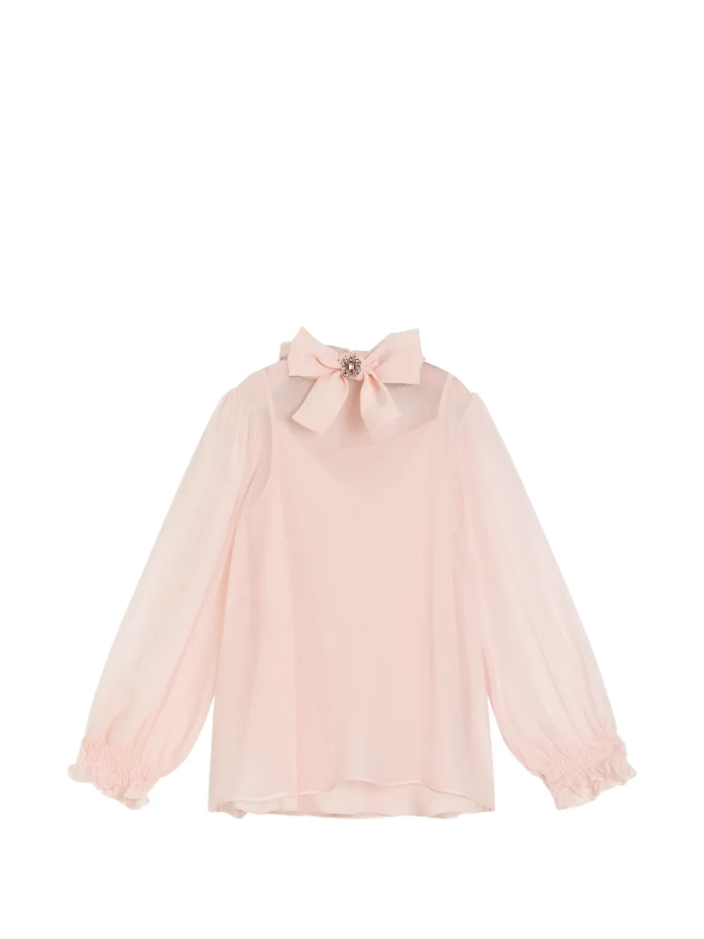 Dolce & Gabbana Kids Hemd aus Chiffon - Rosa