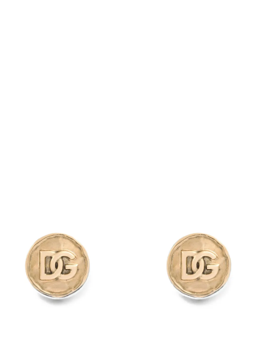 Dolce & Gabbana Orecchini a clip con logo DG - Oro