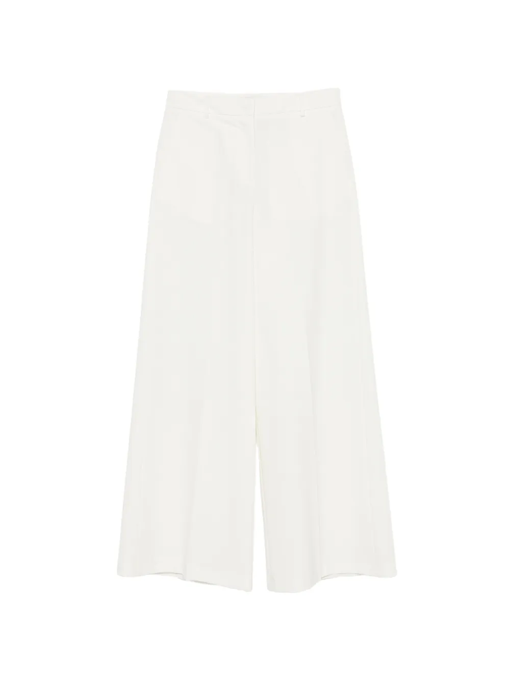 Blumarine Wide-leg Tailored Trousers In White