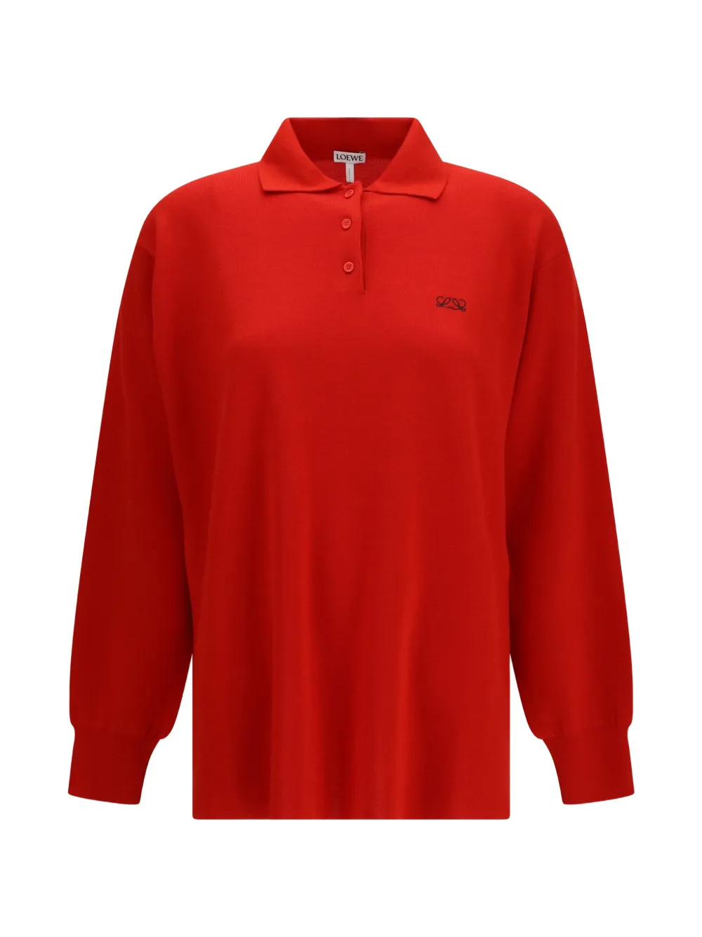 LOEWE logo-embroidered polo sweater