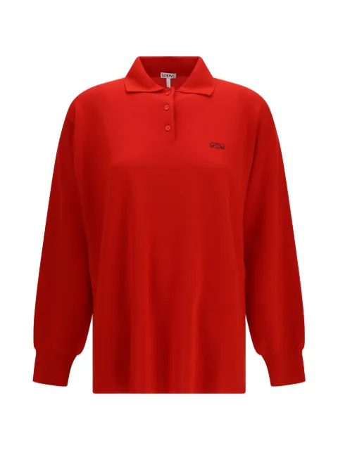 LOEWE polo sweater in cashmere and silk blend