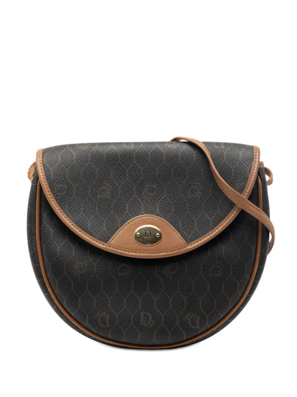 Christian Dior Pre-Owned 20th Century Honeycomb Umhängetasche aus beschichtetem Canvas - Schwarz