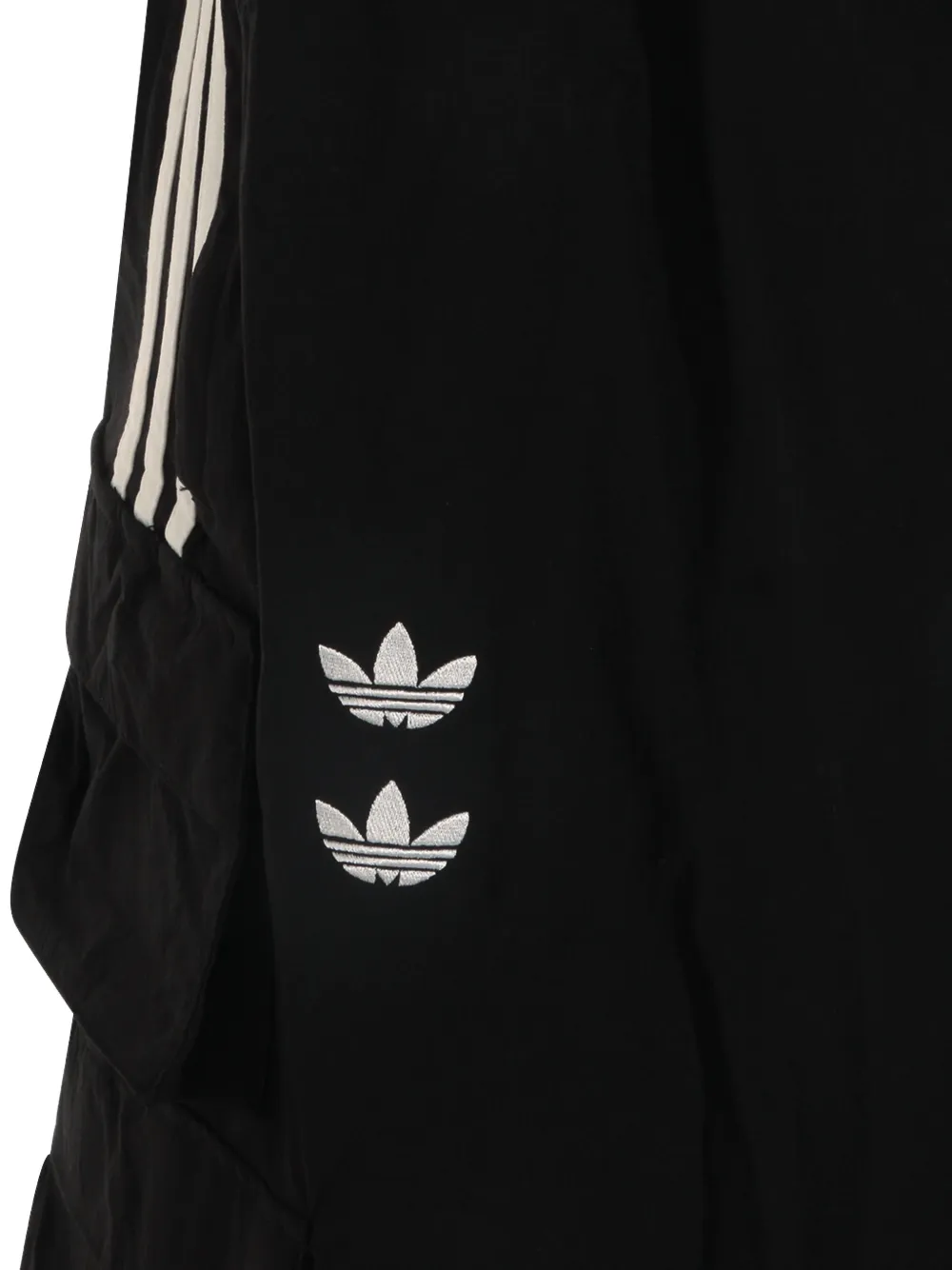 adidas x logoprinten cargo broek Zwart