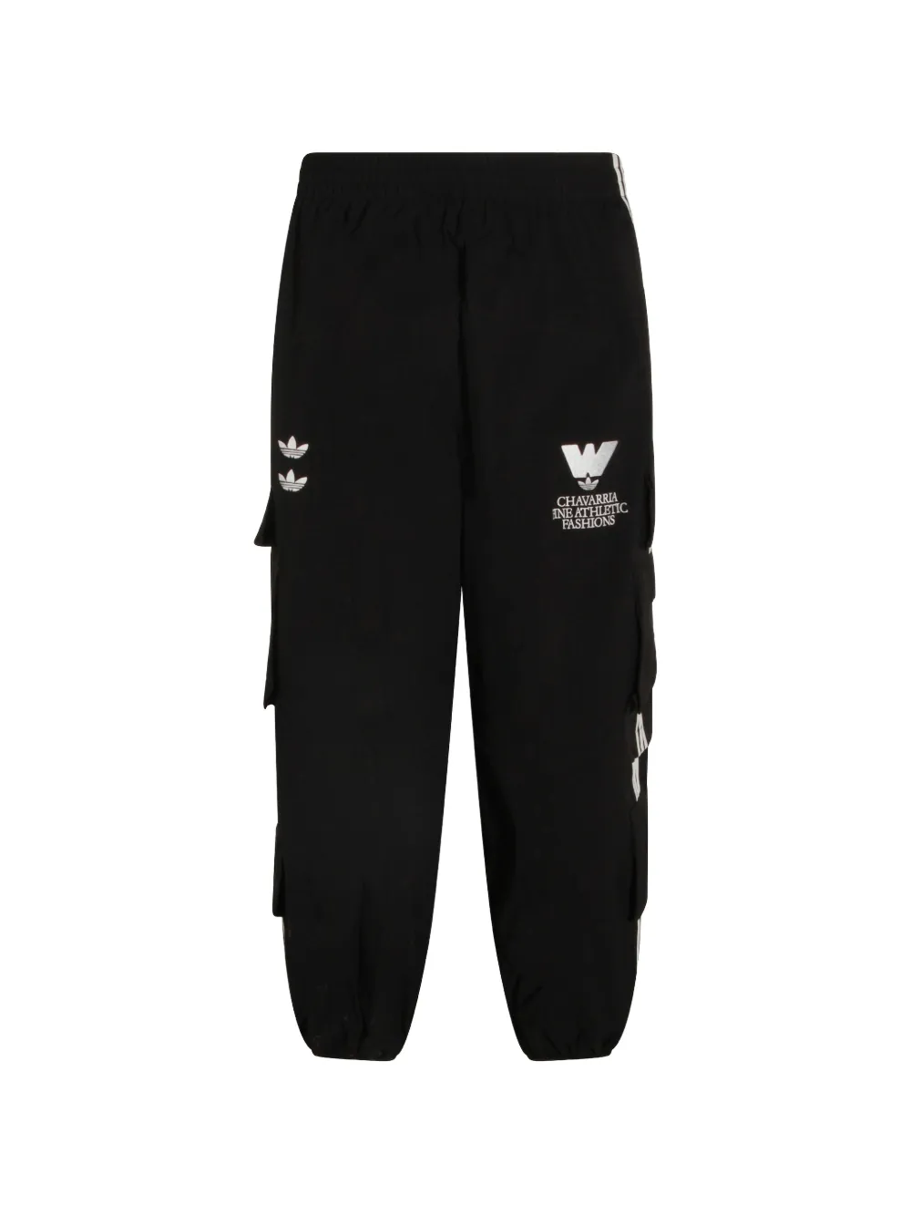 adidas x Willy Chavarria embroidered track pants - Nero