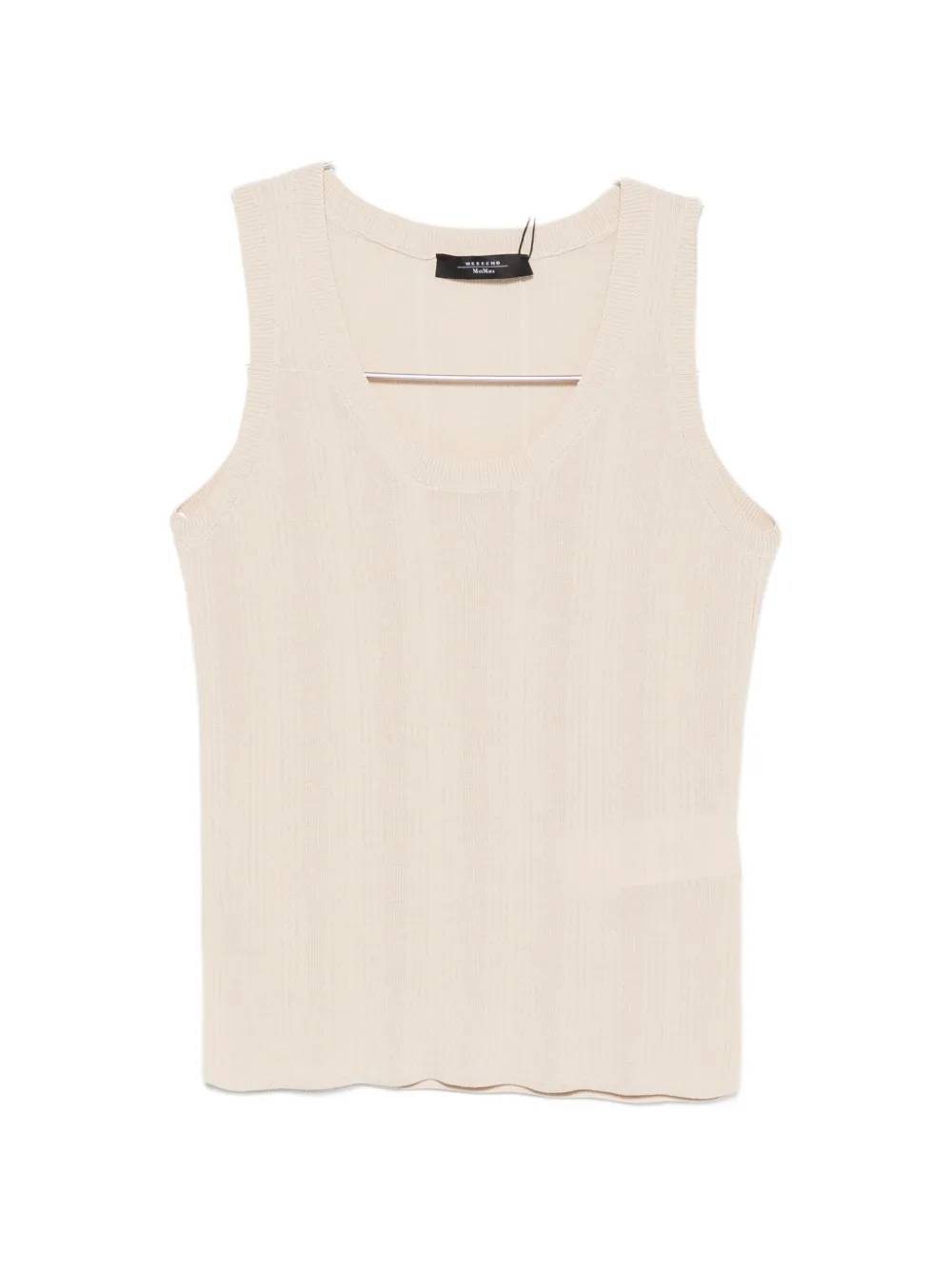 Weekend Max Mara Cose ribbed-knit tank top - Nude