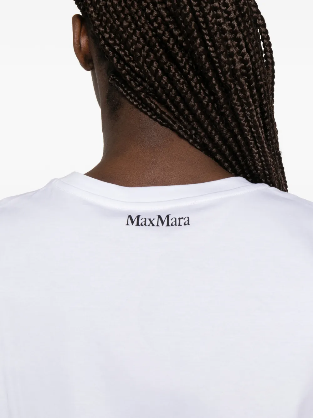 Max Mara T-shirt met pailletten Wit