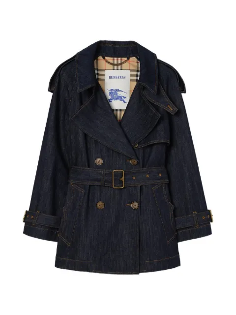 Burberry Fitzrovia double-breasted denim jacket