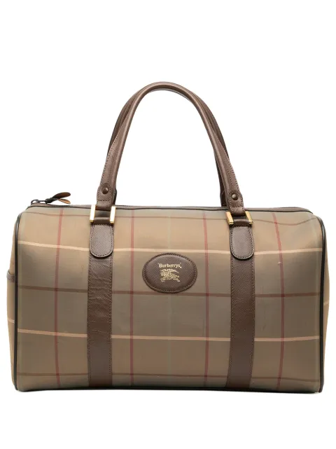 Burberry Pre-Owned 20th Century Vintage Check Canvas boston bag