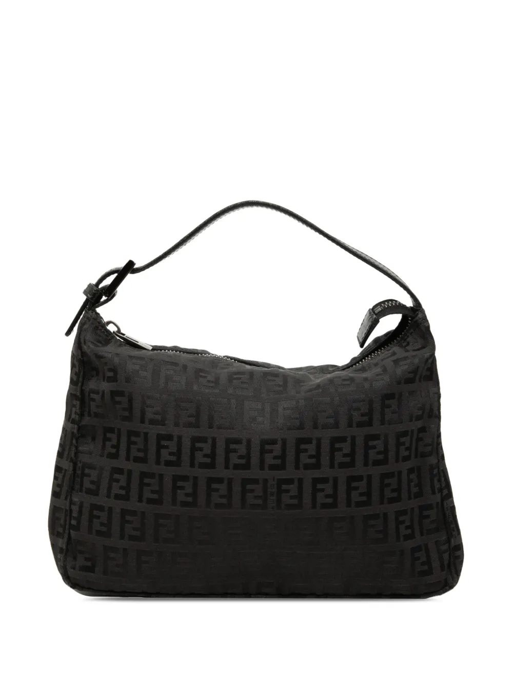 Fendi Pre-Owned 2000-2010 Zucchino Canvas handbag - Black