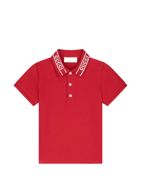 Gucci Kids polo à logo