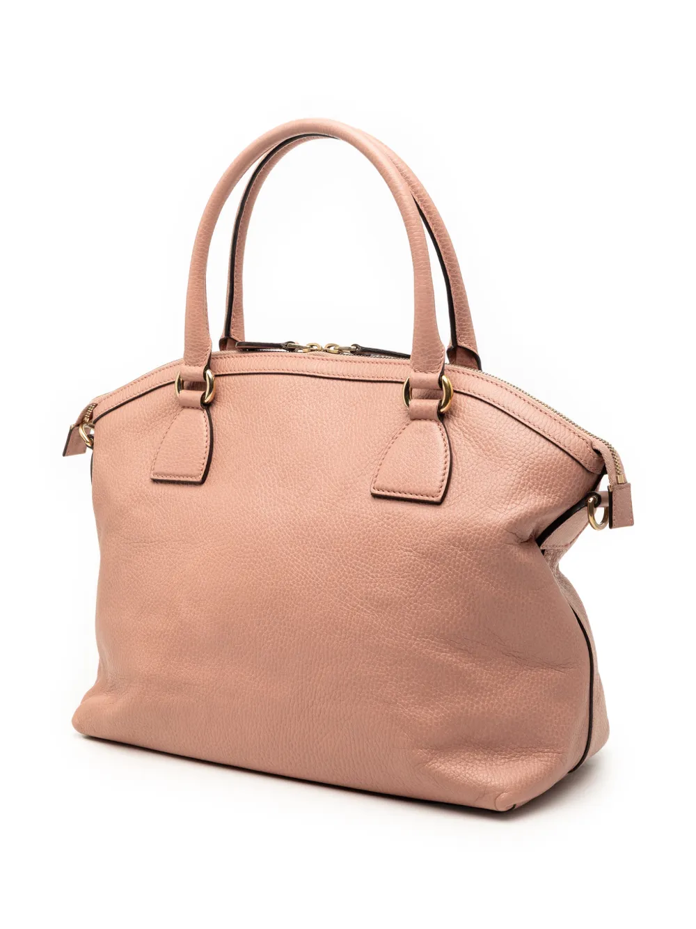  Gucci Pre-owned Sac à Main Dome Médium En Cuir à Breloque Gg (2000-2015) - Rose 