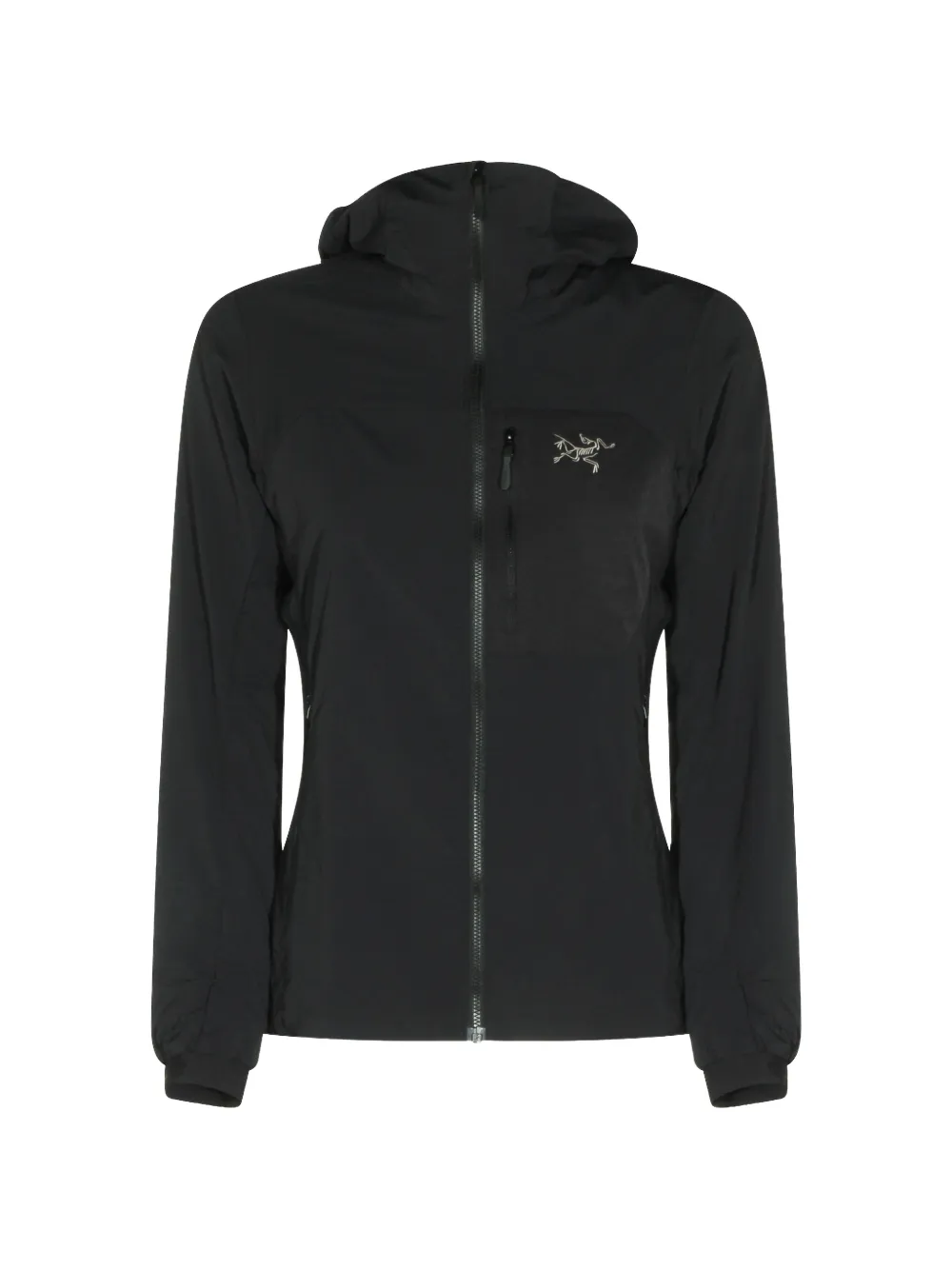 Arc'teryx hooded logo-embroidered jacket - Schwarz