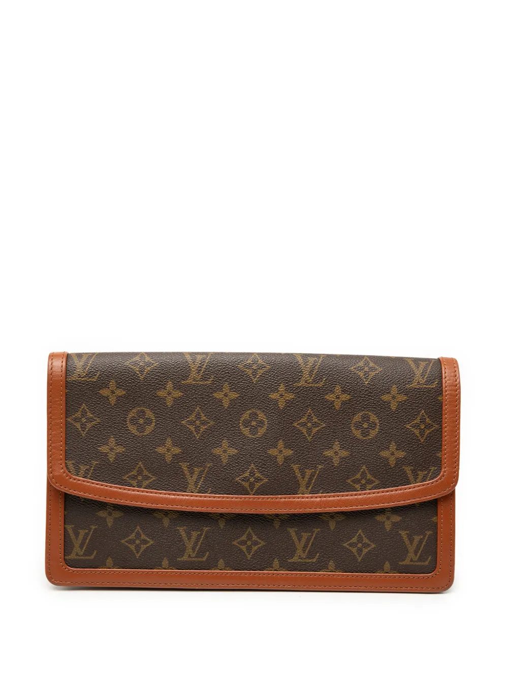 Louis Vuitton Pre-Owned 1990 Monogram Pochette Dame GM clutch bag - Marrone