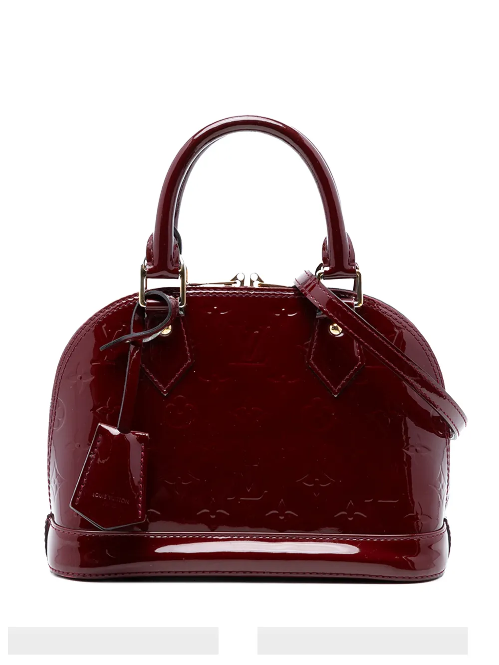 Louis Vuitton Pre-Owned 2014 Monogram Vernis Alma BB satchel - Rosso