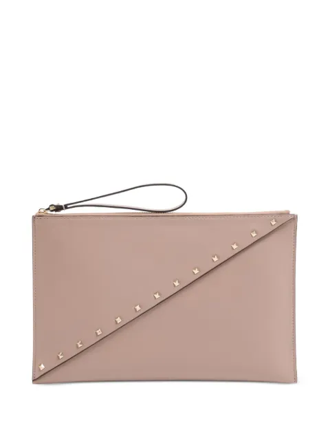 Valentino Garavani Rockstud wispy calfskin pouch