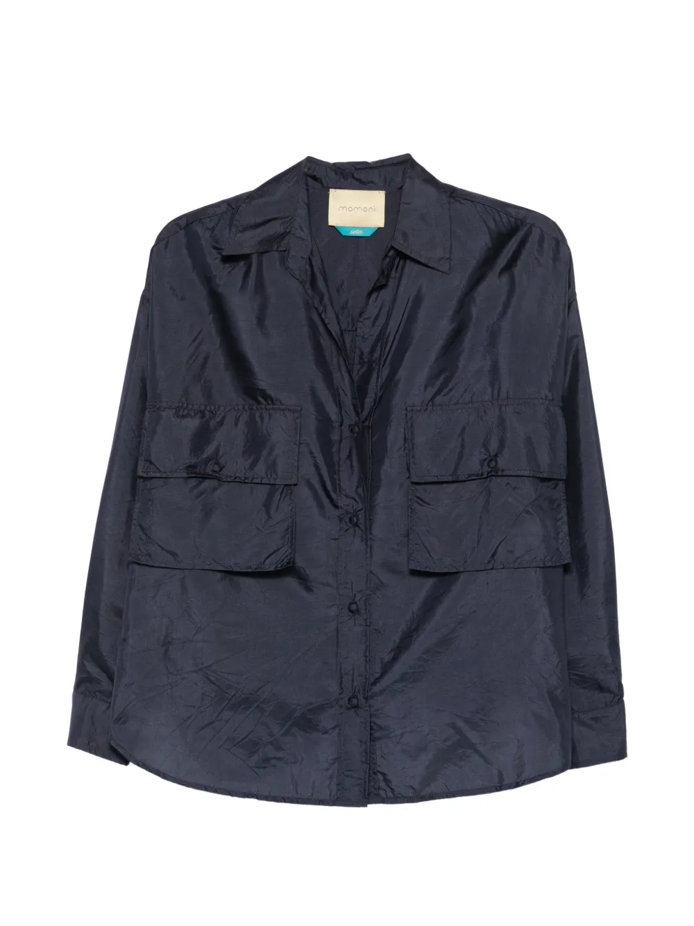 MOMONÌ Pitanga chest-pocket shirt - Blue