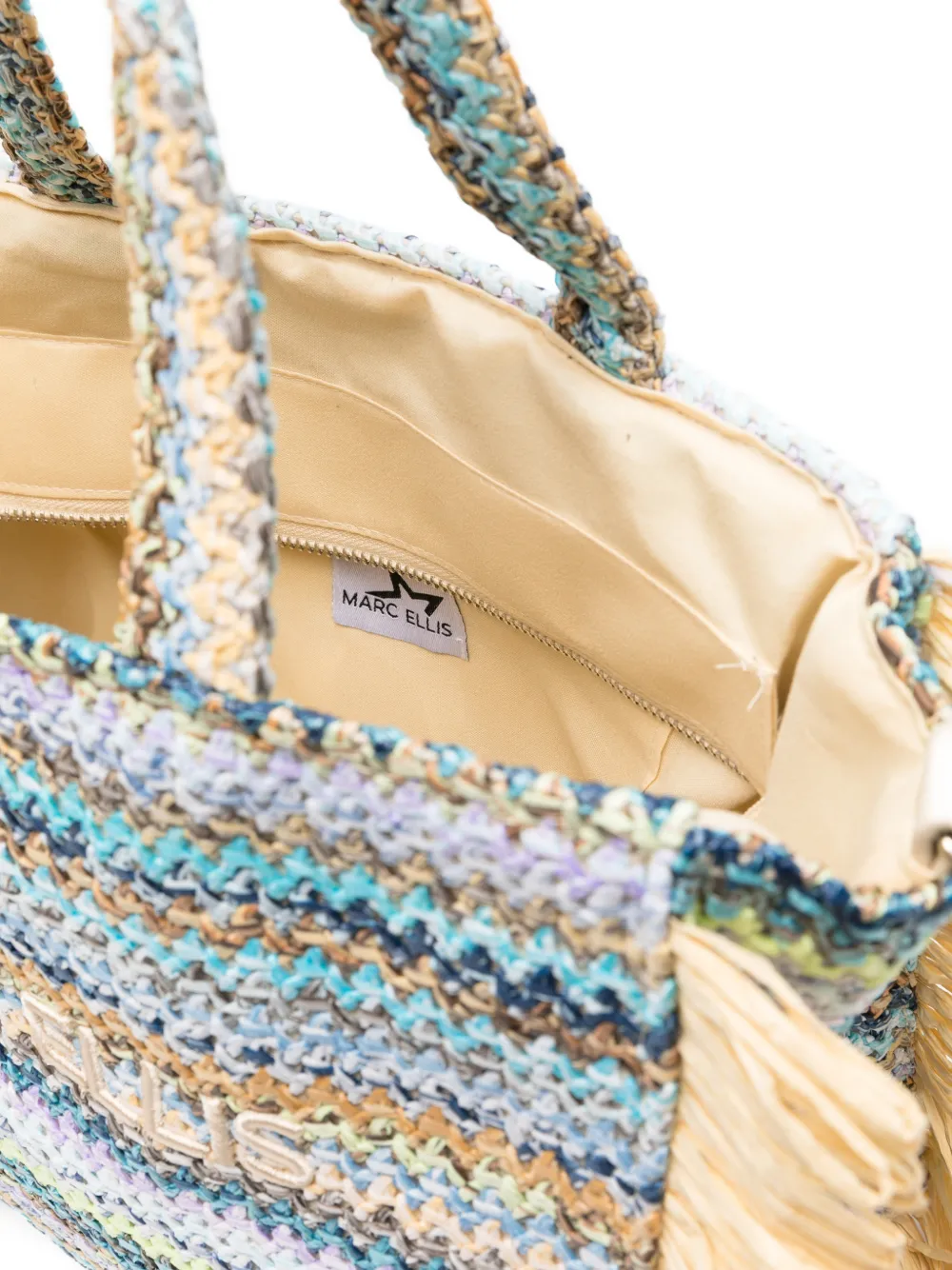 Marc Ellis Buby shopper met franje Blauw