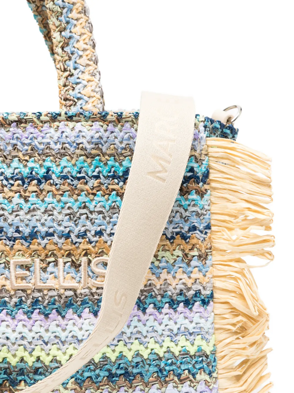 Marc Ellis Buby shopper met franje Blauw