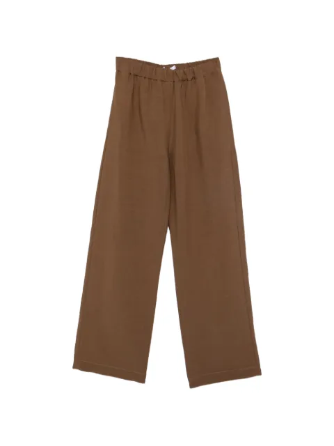 Cenere GB elasticated-waistband trousers